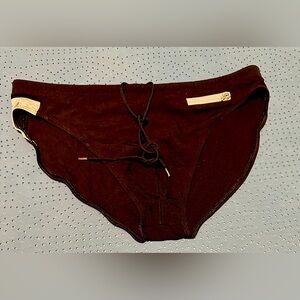 Black Bikini Bottom with Side Tie